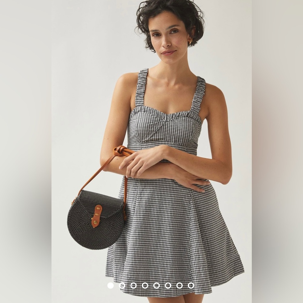 Anthropologie Maeve Sweetheart Mini Dress